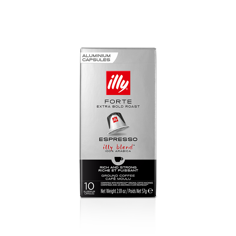 illy® - Nespresso® Compatible Capsules - FORTE roast 10 ct