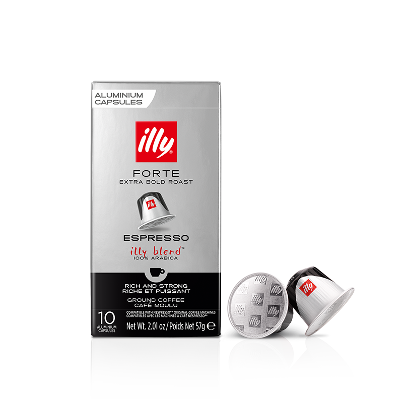 illy® - Nespresso® Compatible Capsules - FORTE roast 10 ct