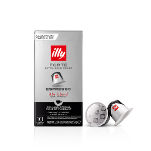 illy® - Nespresso® Compatible Capsules - FORTE roast 10 ct