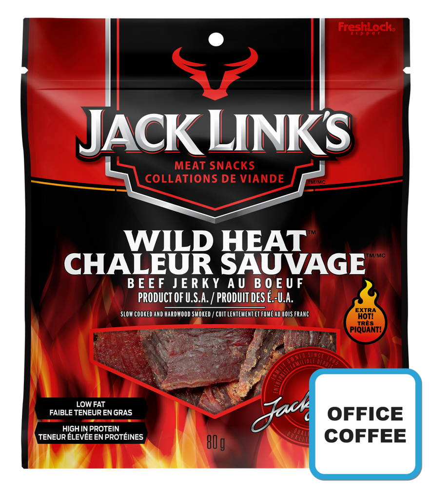 Jack Links.. HOT.. 20 x 22grs (Office Coffee)