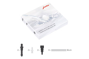 JURA Accessory set for milk systems - JURA Accessories Set - Milk System Parts Kit - Kit Includes: 5 Connectors and 4 Hoses