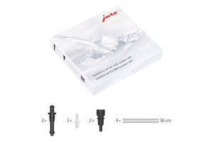 JURA Accessory set for milk systems - JURA Accessories Set - Milk System Parts Kit - Kit Includes: 5 Connectors and 4 Hoses