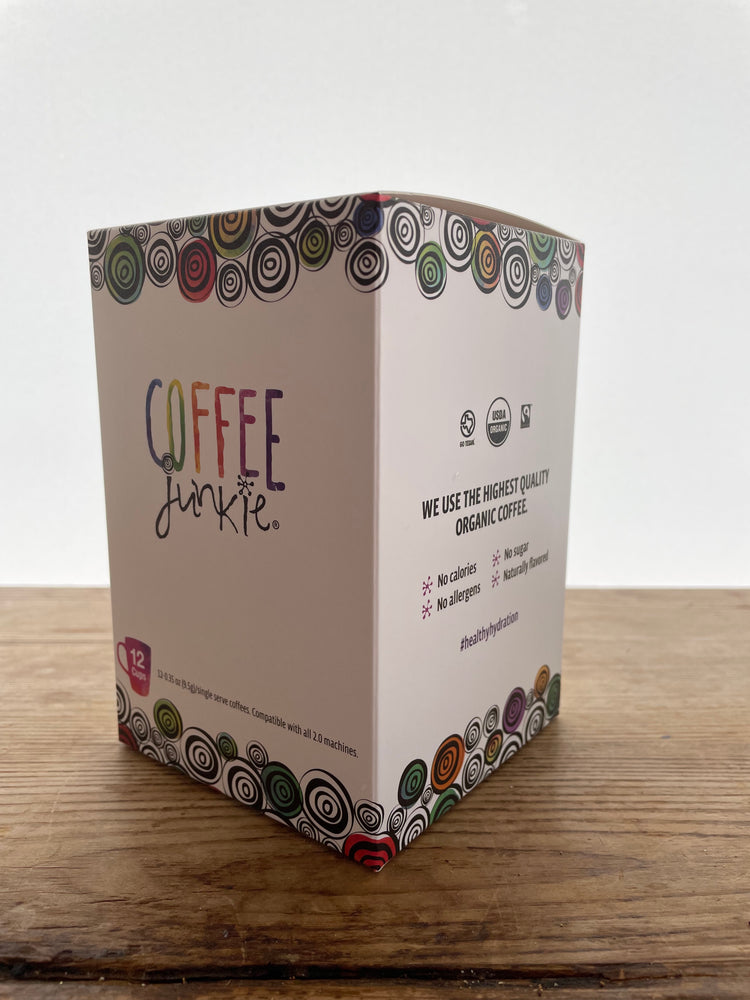 Coffee Junkie - Heavenly Hazelnut  12 CT K cups