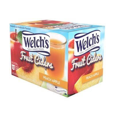 Welch's Cider Peach Apple 12 CT