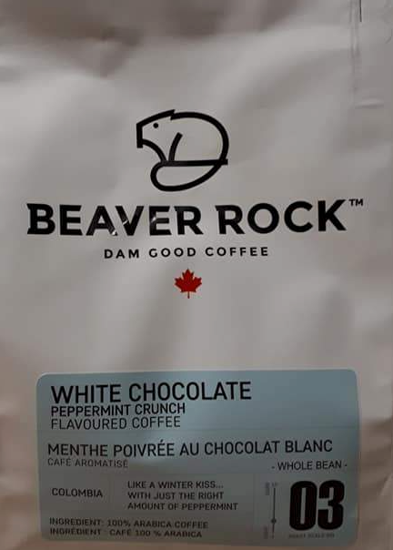 Beaver Rock White Chocolate PEPPERMINT CRUNCH 25 CT