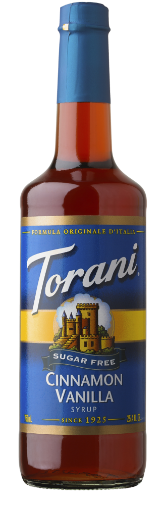 Torani Sugar Free Cinnamon Vanilla 750 mL