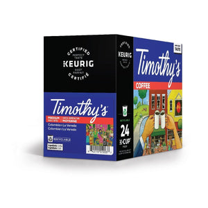 TIMOTHY'S K CUP Med Roast Colombia La Vereda 24 CT