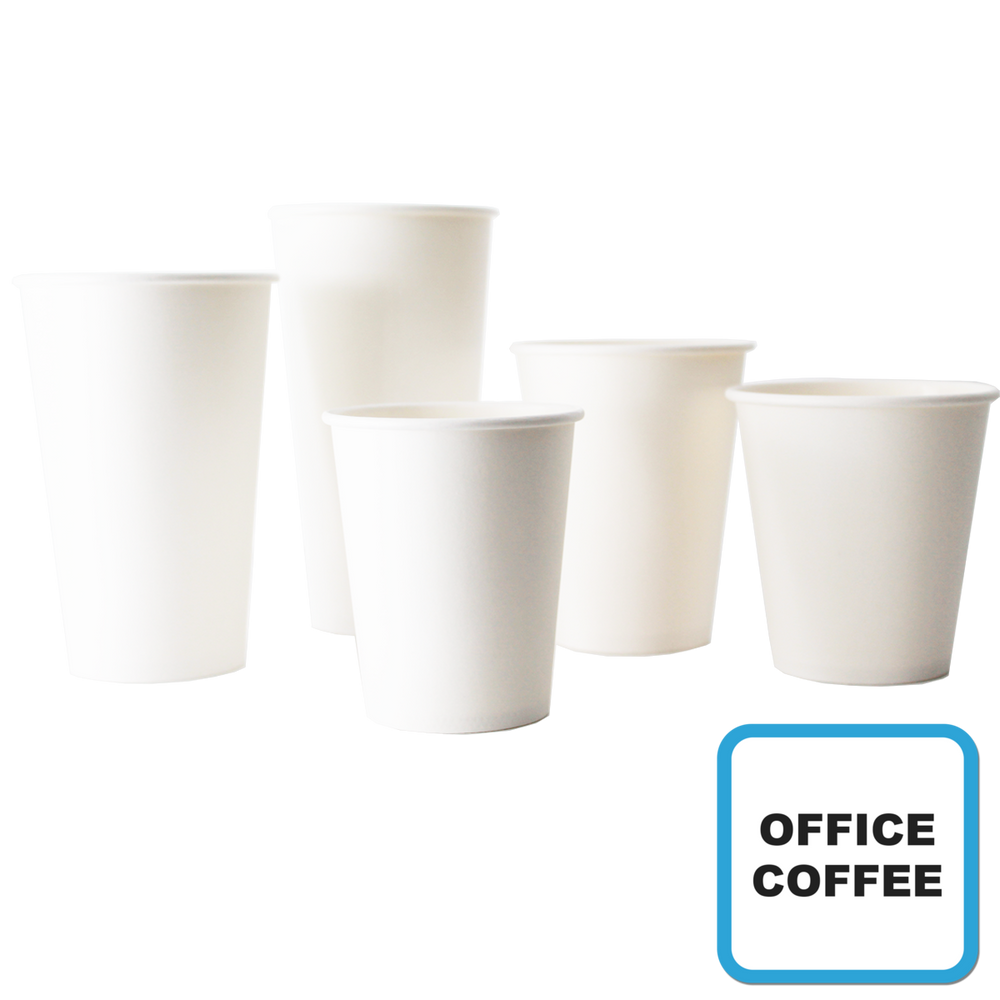 Life in Green - 50 x 12oz Paper Cups (Office Coffee)