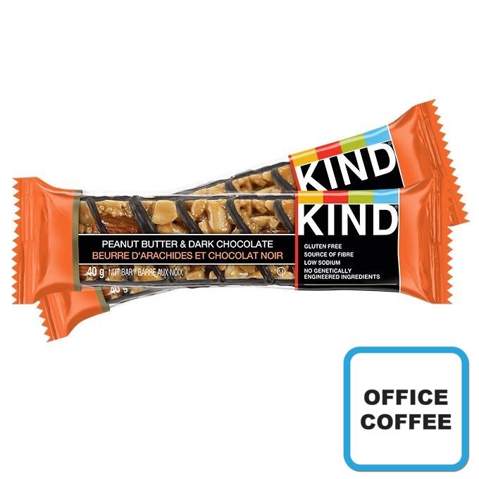 Peanut Butter Dark Chocolate Kind Bar 12 x 40gr (Office Coffee)