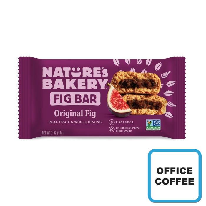 Nature's Bakery - Fig Bars  -  Raspberry 24 x 57gr (Office Coffee)