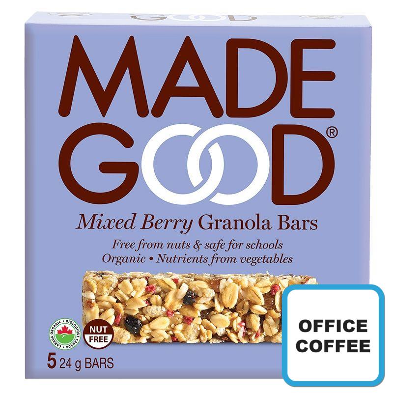 Mixed Berry Granola Made Good 5 x 24gr (Office Coffee)