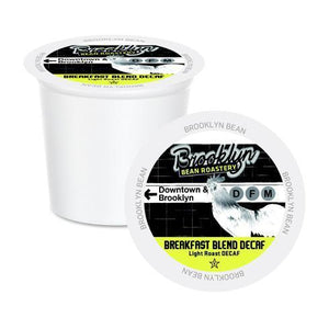 Brooklyn Bean Breakfast Blend Decaf 12 CT or 40 CT