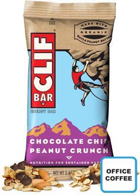 Chocolate Chip Peanut Crunch Cliff Bars 12 x 68gr (Office Coffee)