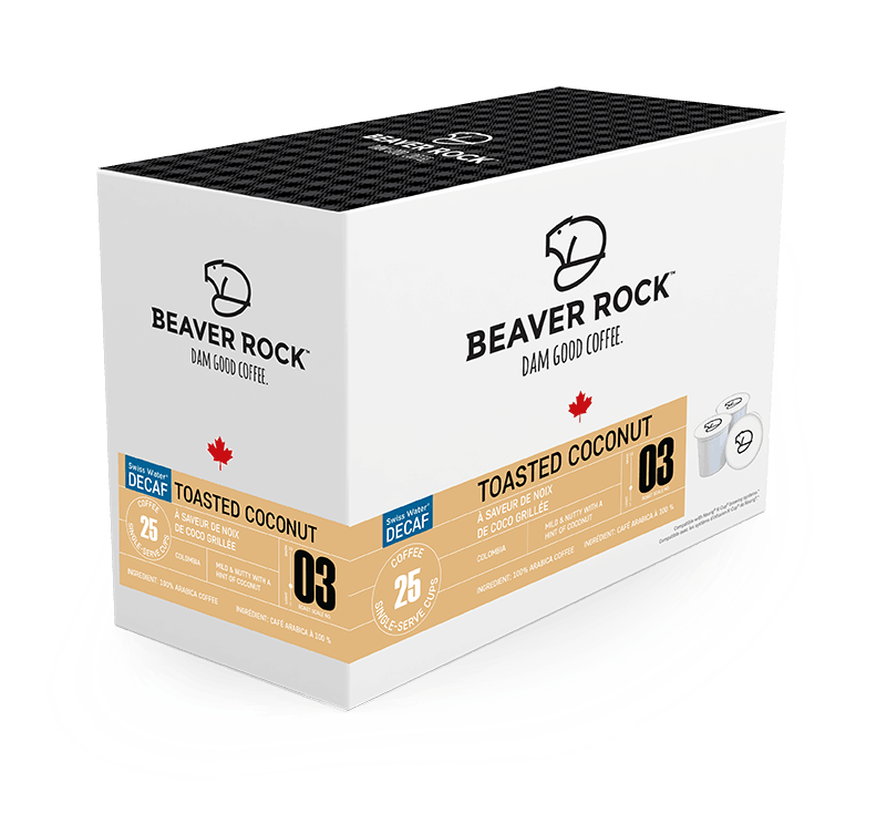 Beaver Rock Toasted Coconut Decaf CT 25