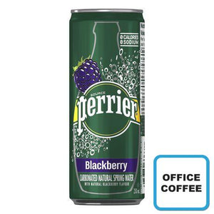 Perrier Water - Blackberry flavour 8 x 330ml (Office Coffee)