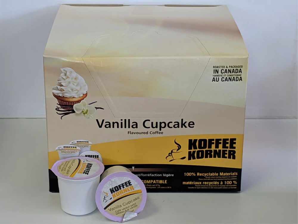 Koffee Korner by Beaver Rock - Vanilla Cupcake 25 ct