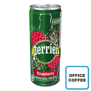 Perrier Water - Strawberry flavour 8 x 330ml (Office Coffee)