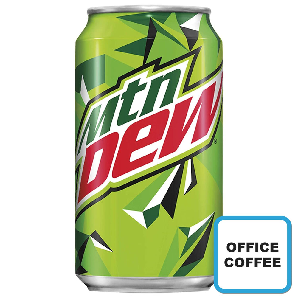 Mountain Dew Carbonated Soft Drink (12 Cans) (Office Coffee)