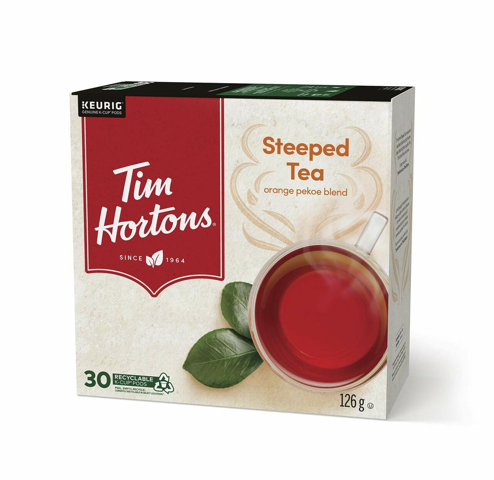 Tim Hortons Steeped Orange Pekoe K CUP - 30 CT