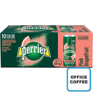 Perrier Water - Pink Grapefruit flavour 8 x 330ml (Office Coffee)