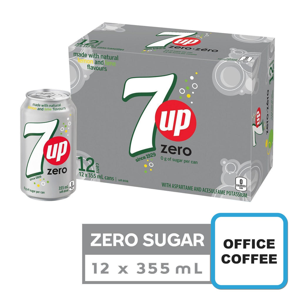 7UP Diet Carbonated Soft Drink (12 Cans)