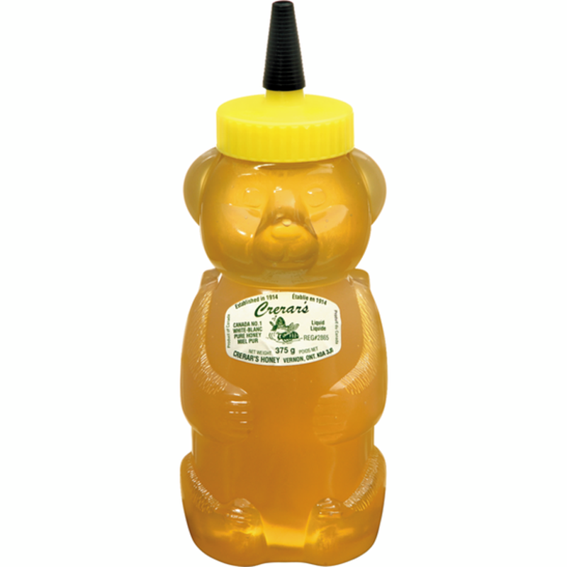 Crerar's Honey - (Bear) White Creamed 375g