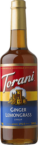 Torani Ginger Lemon Grass Syrup 750ml