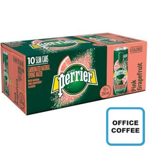 Perrier Water - Pink Grapefruit flavour 8 x 330ml (Office Coffee)