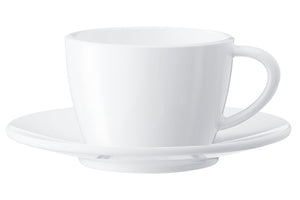 JURA White Cappuccino Cups / Saucers Gift Box - Set of 2
