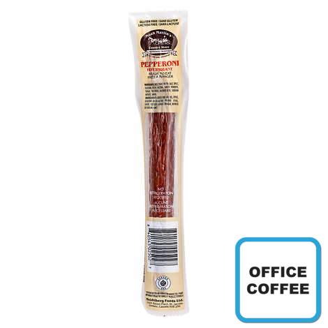 Pepperoni Sticks Noah Martin Mennonite Country Store.. HOT.. 25 x 50gr (Office Coffee)