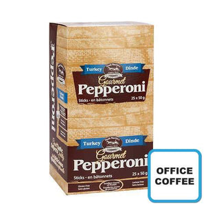 Pepperoni Sticks Noah Martin Mennonite Country Store.. TURKEY.. 25 x 50gr (Office Coffee)