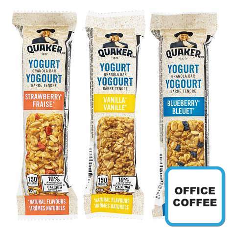 Quaker Yogurt Bars Flavour Variety 34 x 35gr (Office Coffee)