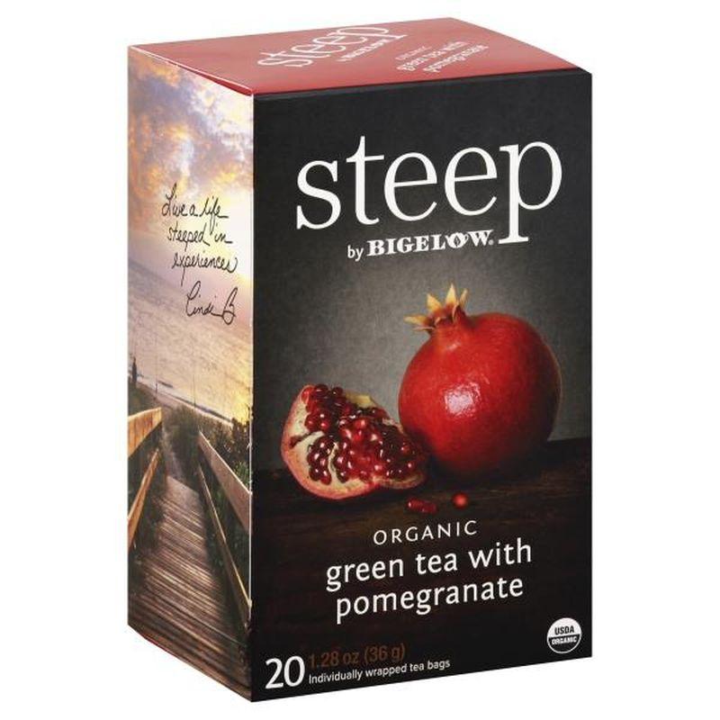 Bigelow Steep Green Pomegranate 20 CT