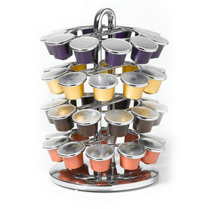 
            
                Load image into Gallery viewer, Nifty Solutions 40 Count Nespresso Original Line Capsule Carousel, Chrome   5510
            
        