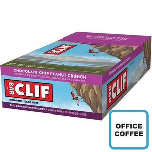 Chocolate Chip Peanut Crunch Cliff Bars 12 x 68gr (Office Coffee)