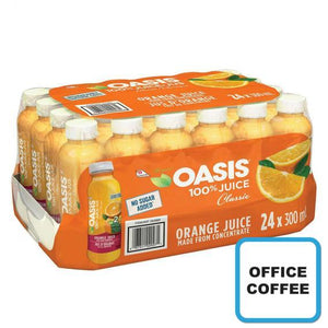 Oasis Juice - Orange Soft Drink 24 x 300ml (Office Coffee)