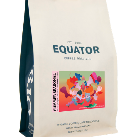 Equator Summer Seasonal Organic Coffee 340g 12oz
