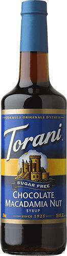 Torani Sugar Free Chocolate Macadamian Nut 750 mL