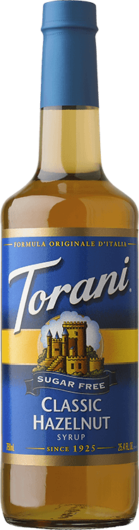 Torani Sugar Free Classic Hazelnut 750ml
