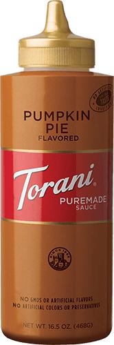 Torani Sauce - Puremade Pumpkin Pie Sauce 16.5 oz